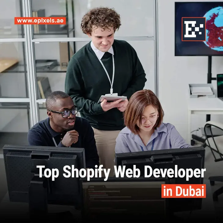 A developer working on a Shopify store build